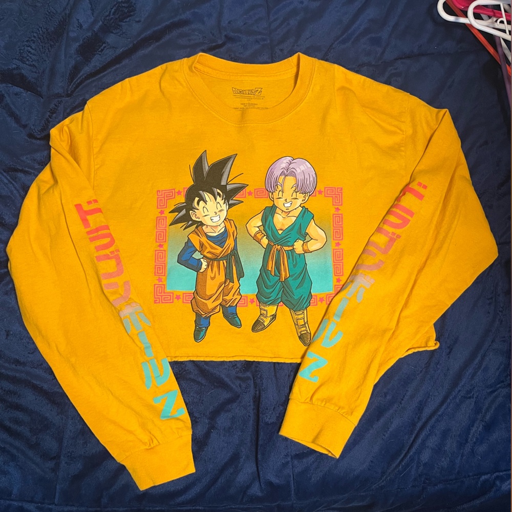 Dragon Ball Z Cropped Long Sleeve